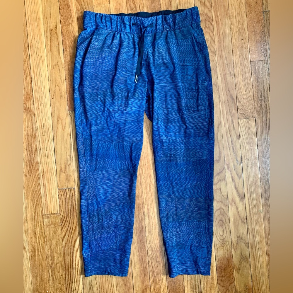Lululemon On the Fly Pants Battleship Multi Size 8 - Picture 5 of 6